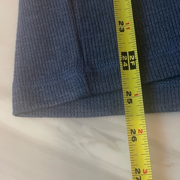 32 Degrees HEAT Sleepwear Hoodie Top Blue Long Sleeve Hooded Shirt M - Picture 4 of 6